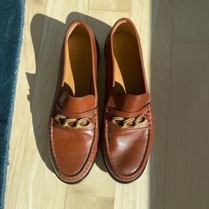 Sezanne loafers in leather with chain